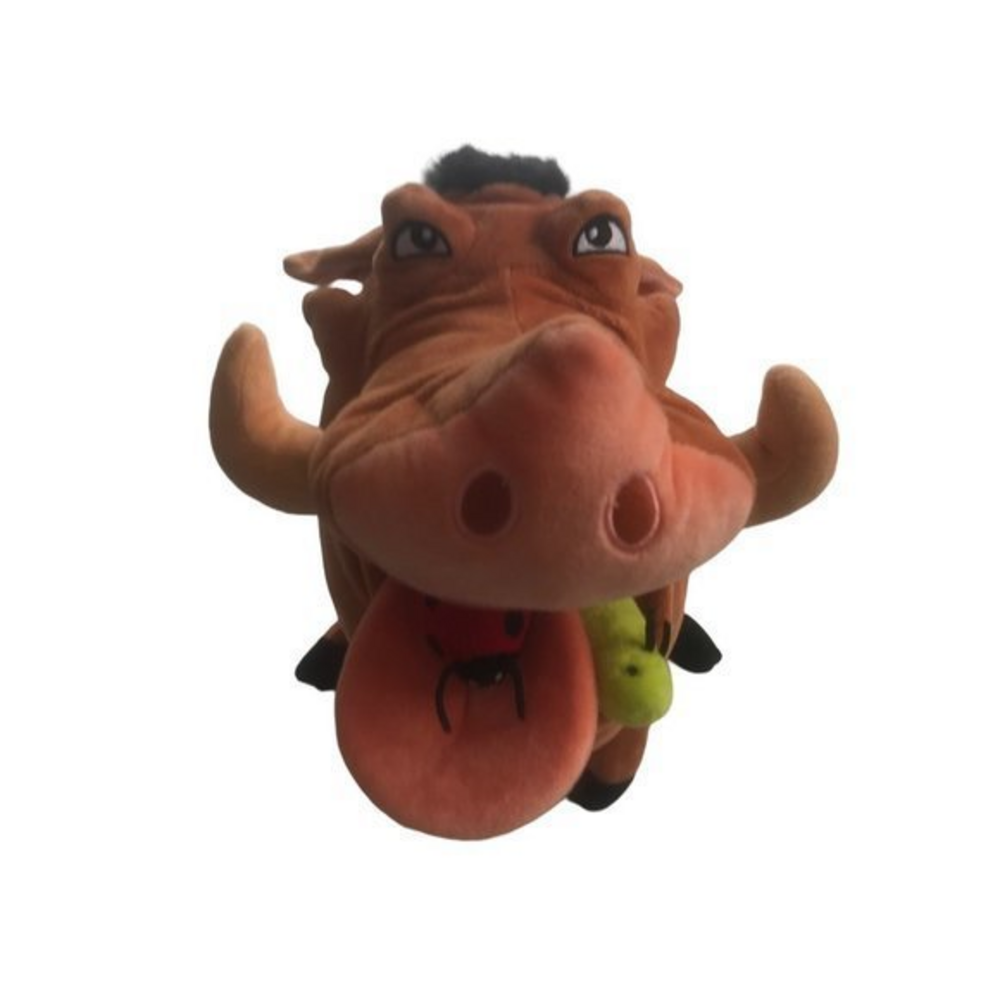 Disney‎  Lion King Pumbaa Large Plush w/Grubs